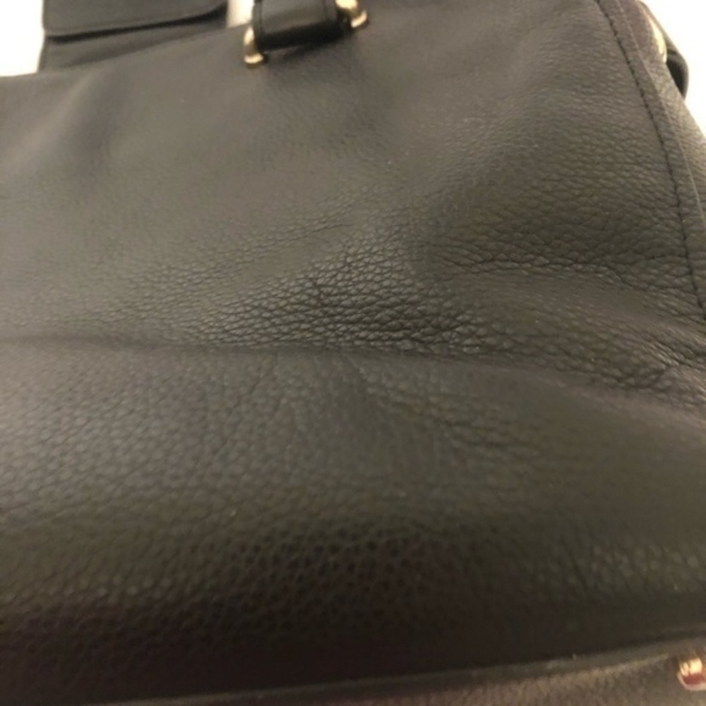 COACH swagger carryall black pebbled leather tote - Picture 13 of 16